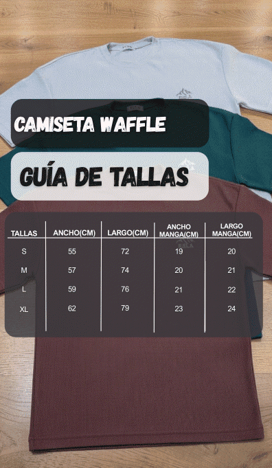 Camiseta Waffle miniatura 4
